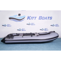 Лодка моторная килевая Kitt Boats 340 НДНД серо-черный